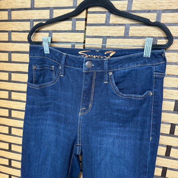 Seven7 Tower Straight Denim Crops Size 4 - Picture 3 of 8